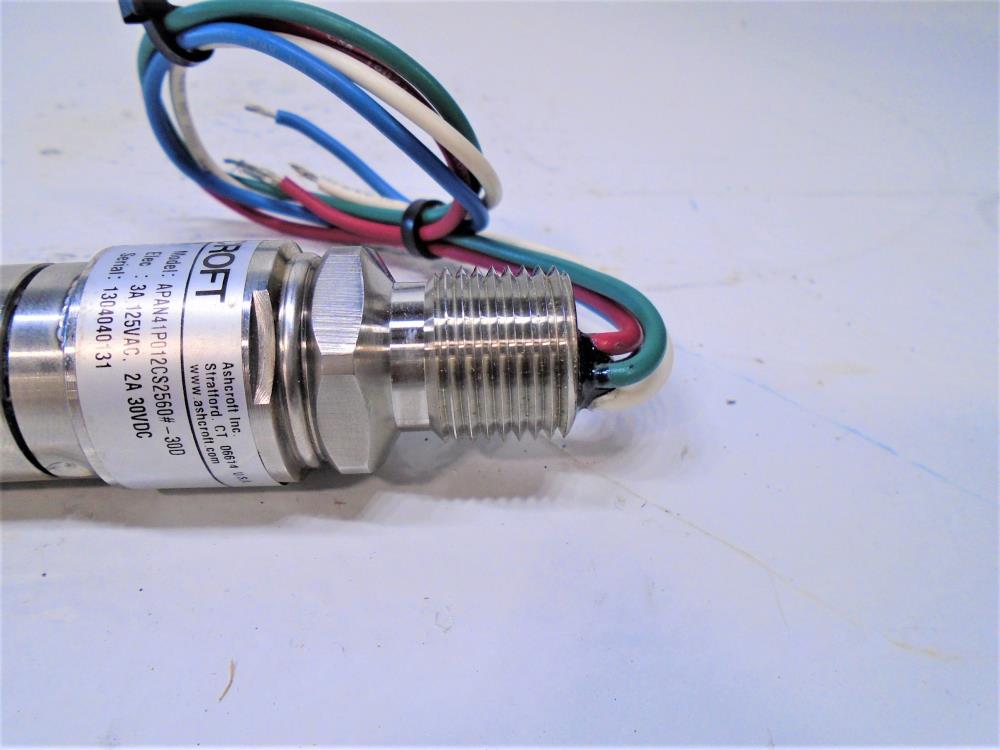 Ashcroft A Series 60 PSI Pressure Switch APAN41P012CS256030D, Single